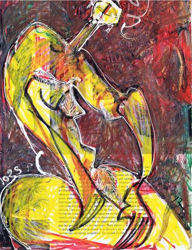 Original Expressionism Nude Paintings by tj owens
