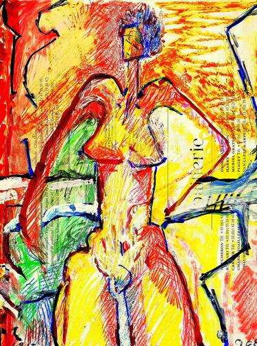 Original Expressionism Nude Paintings by tj owens
