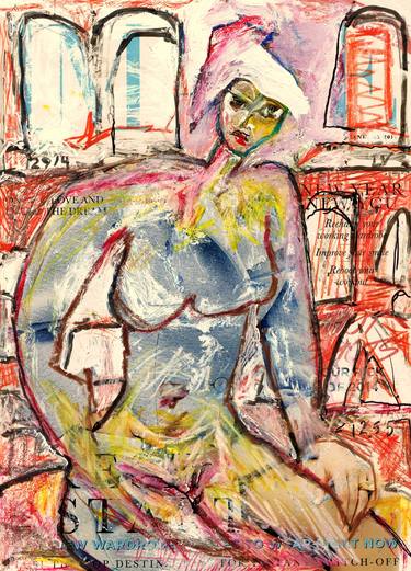 Print of Expressionism Nude Drawings by tj owens