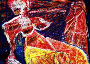 Original Abstract Expressionism Religious Drawings by tj owens