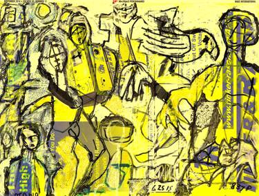 Original Abstract People Drawings by tj owens