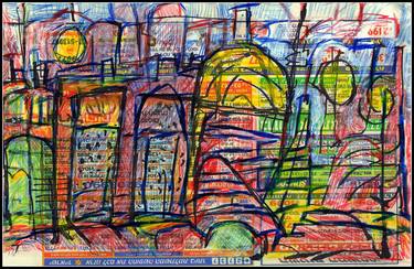 Print of Abstract Expressionism Architecture Drawings by tj owens