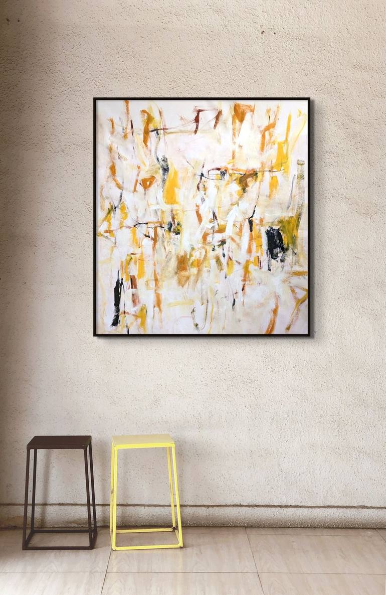 Original Abstract Expressionism Abstract Painting by Mary Ann Wakeley