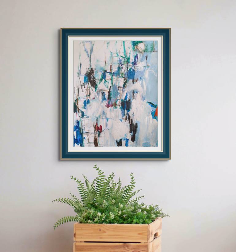 Original Contemporary Abstract Painting by Mary Ann Wakeley