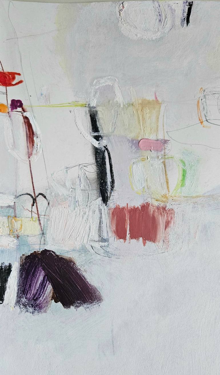 Original Contemporary Abstract Painting by Mary Ann Wakeley