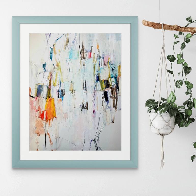 Original Contemporary Abstract Painting by Mary Ann Wakeley