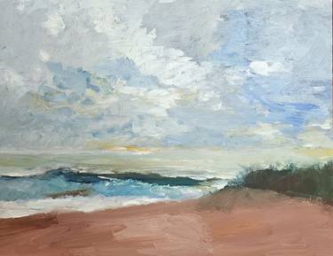 Original Abstract Expressionism Beach Paintings by Mary Ann Wakeley