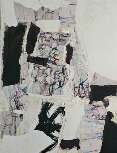 Print of Abstract Collage by Mary Ann Wakeley