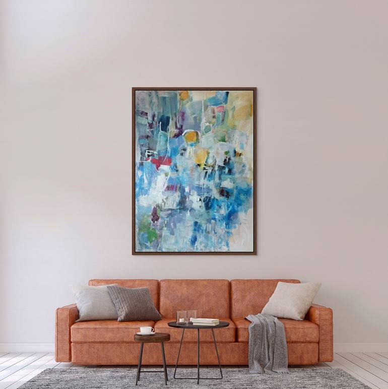 Original Abstract Expressionism Abstract Painting by Mary Ann Wakeley