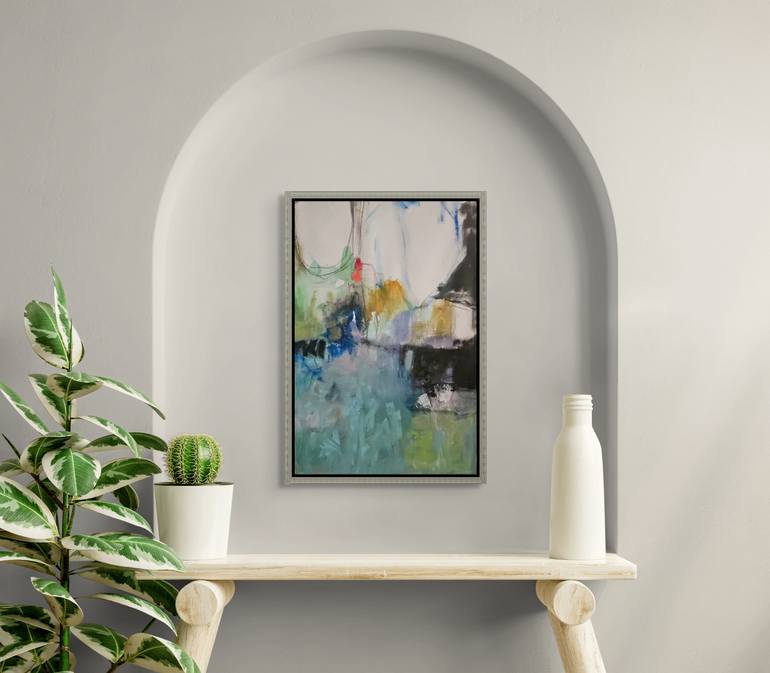 Original Contemporary Abstract Painting by Mary Ann Wakeley