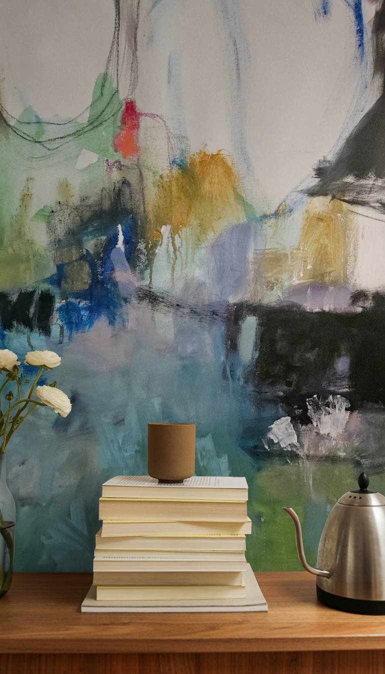 Original Contemporary Abstract Painting by Mary Ann Wakeley