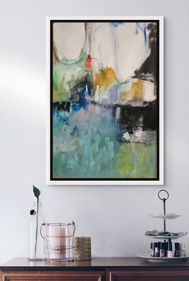 Original Contemporary Abstract Painting by Mary Ann Wakeley