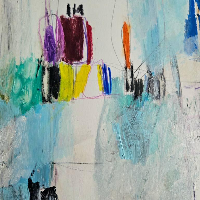 Original Abstract Painting by Mary Ann Wakeley