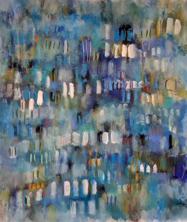 Original Contemporary Abstract Painting by Mary Ann Wakeley
