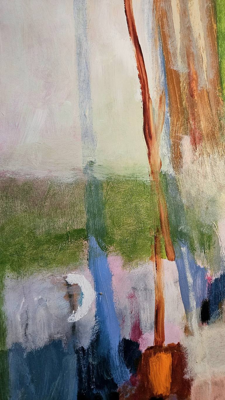 Original Abstract Expressionism Abstract Painting by Mary Ann Wakeley