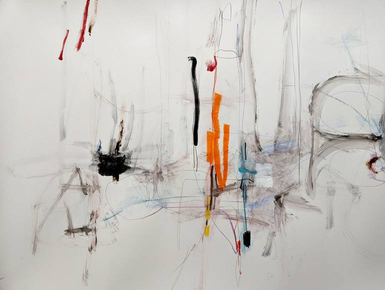 Original Abstract Expressionism Abstract Painting by Mary Ann Wakeley