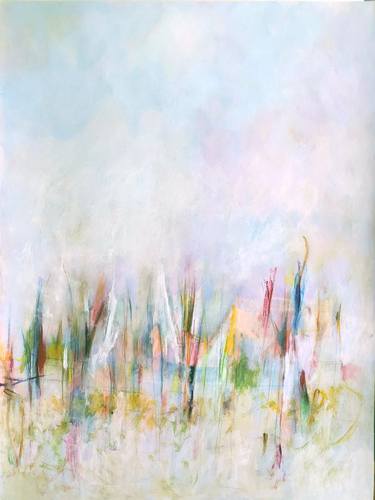 Print of Fine Art Abstract Paintings by Mary Ann Wakeley
