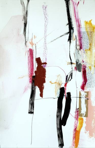 Print of Abstract Expressionism Abstract Collage by Mary Ann Wakeley