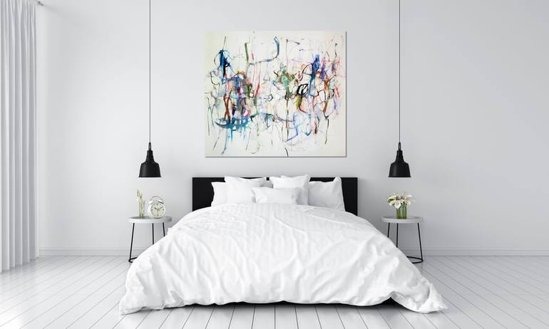 Original Abstract Painting by Mary Ann Wakeley