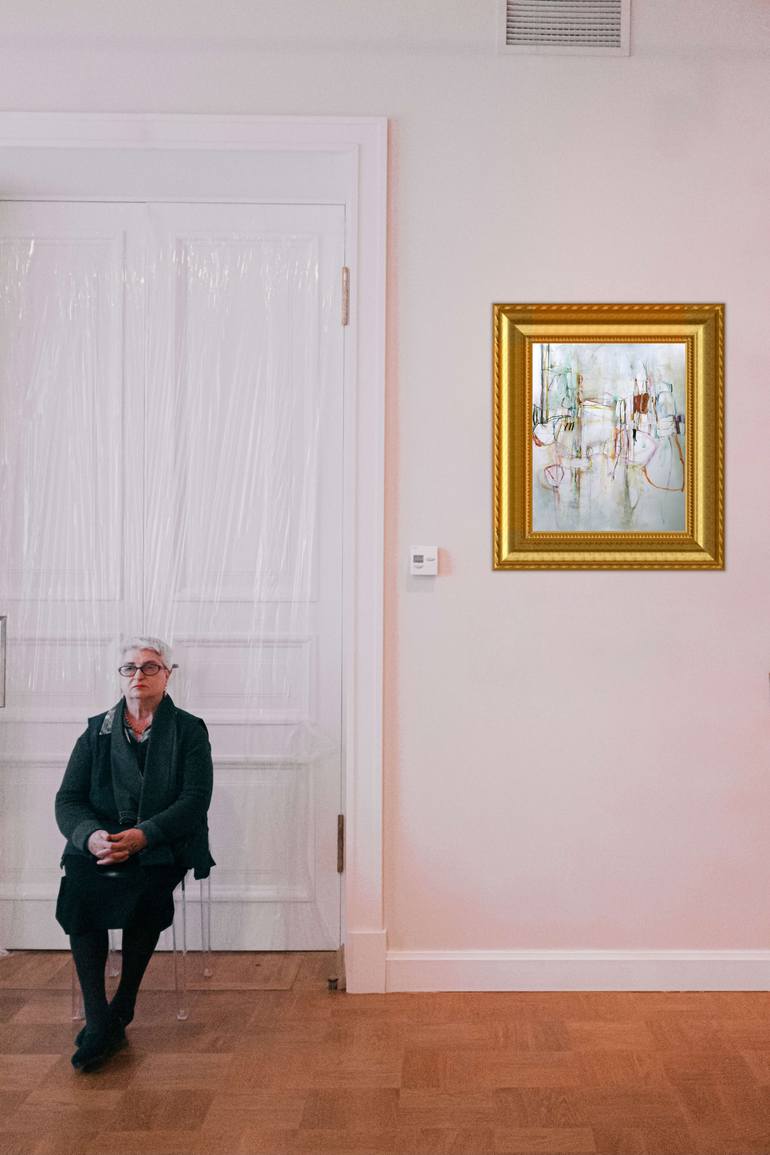 Original Expressionism Abstract Painting by Mary Ann Wakeley