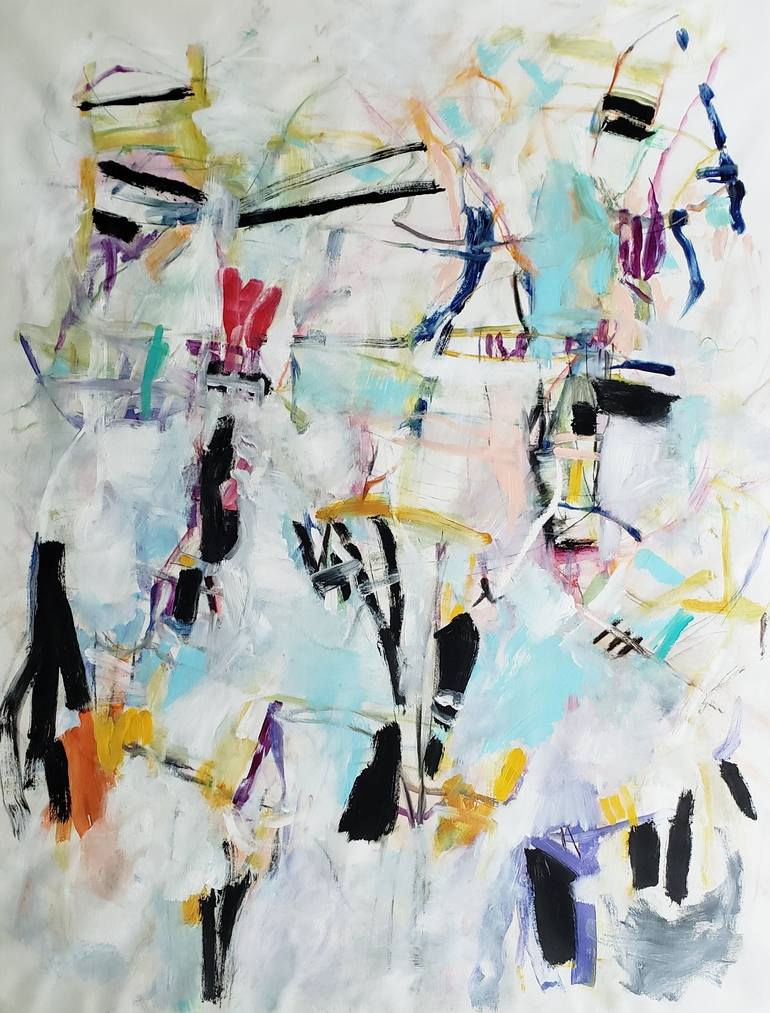 Untitled 2020 on canvas Painting by Mary Ann Wakeley | Saatchi Art