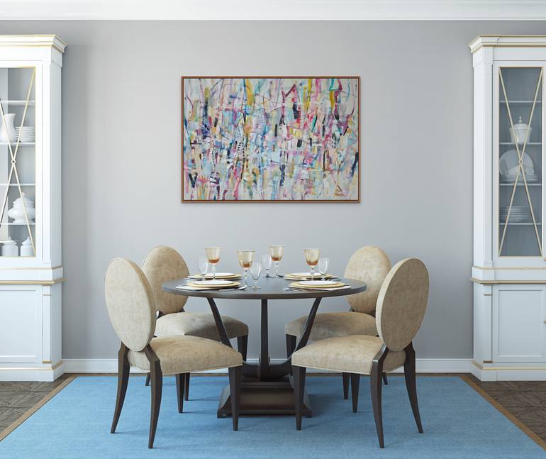 Original Expressionism Abstract Painting by Mary Ann Wakeley