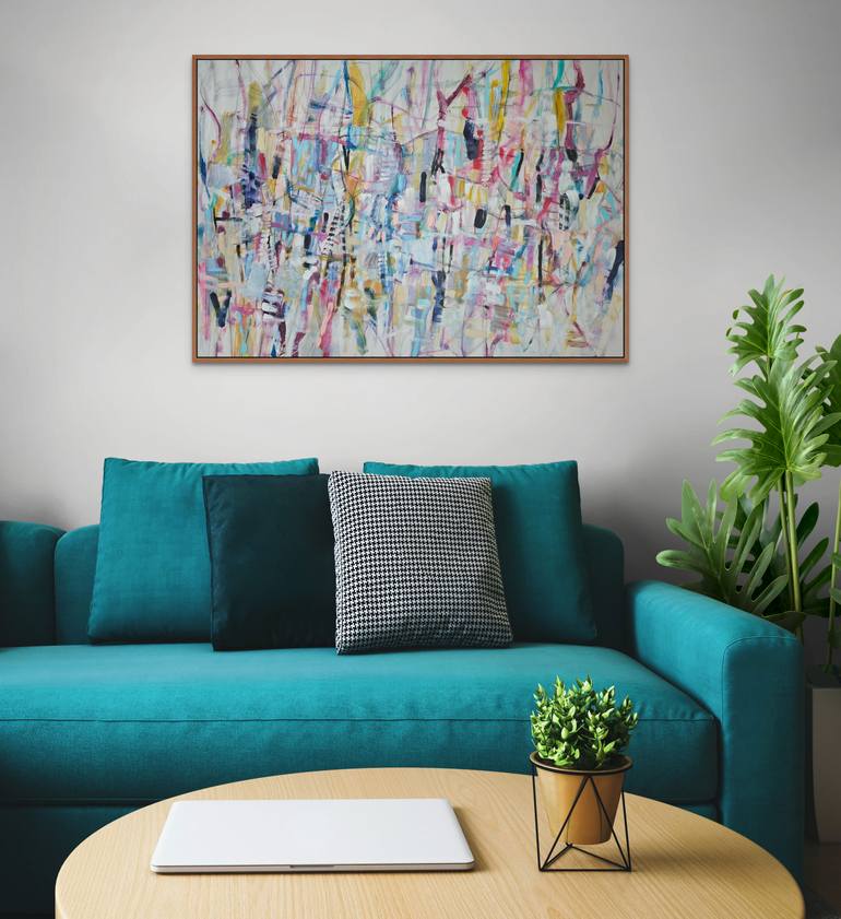 Original Expressionism Abstract Painting by Mary Ann Wakeley