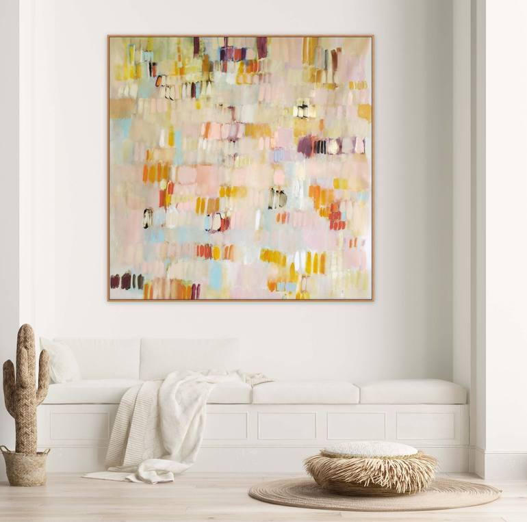 Original Fine Art Abstract Painting by Mary Ann Wakeley