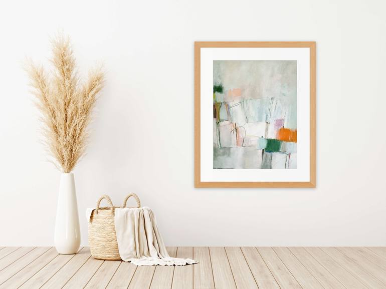 Original Abstract Painting by Mary Ann Wakeley