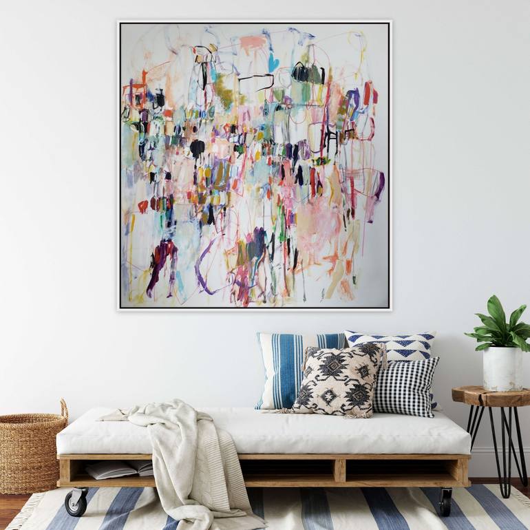 Original Expressionism Abstract Painting by Mary Ann Wakeley