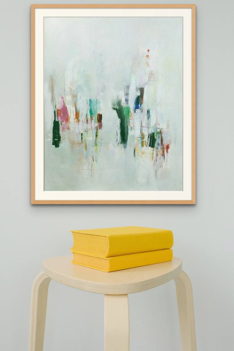 Original Minimalism Abstract Painting by Mary Ann Wakeley