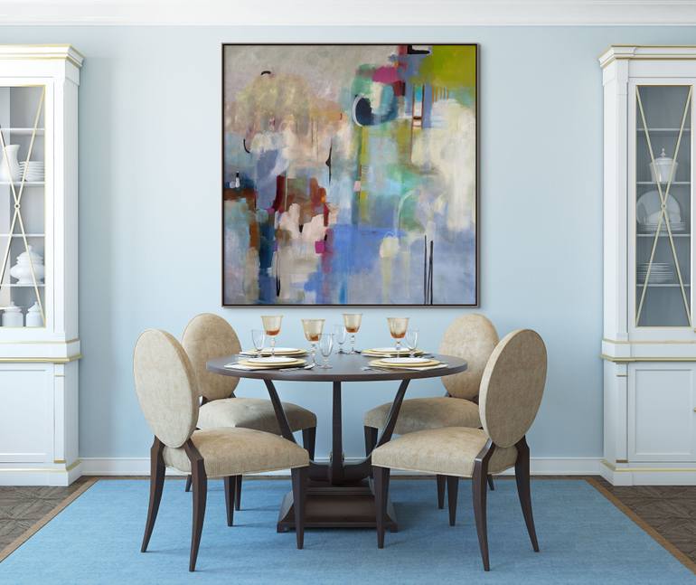 Original Abstract Painting by Mary Ann Wakeley