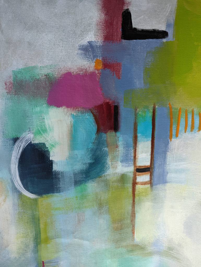 Original Abstract Painting by Mary Ann Wakeley