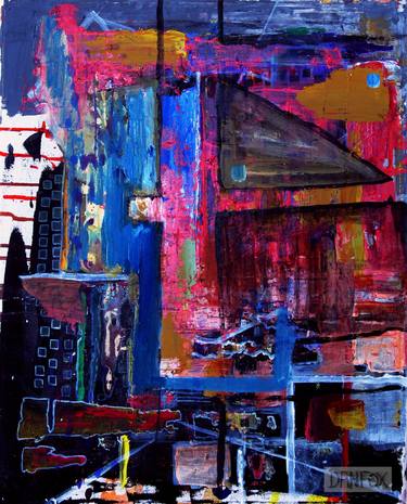 Original Abstract Expressionism Abstract Paintings by Dan Fox