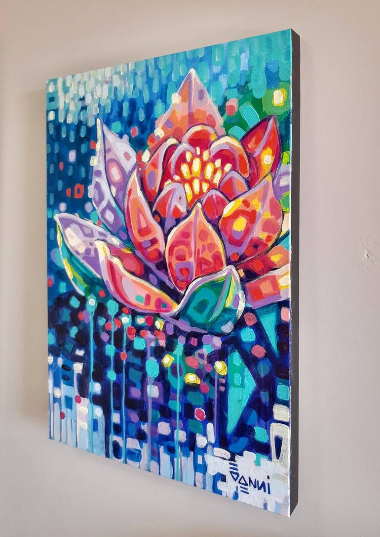 Original Floral Painting by Rodolfo Vanni RVanni