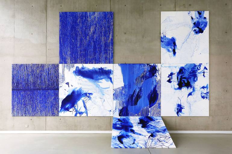 Original Abstract Installation by Urszula Wilk