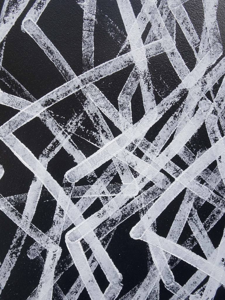 Original Conceptual Abstract Painting by Félix Hemme