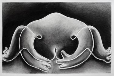 Original Modern Nude Drawings by Félix Hemme