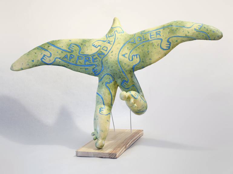 Original Figurative Airplane Sculpture by Félix Hemme