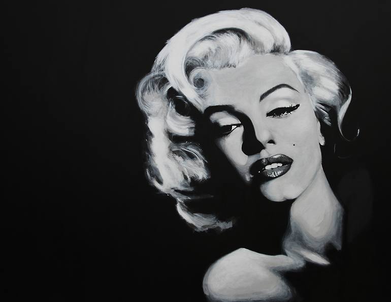 MARILYN Painting by David Scholes | Saatchi Art