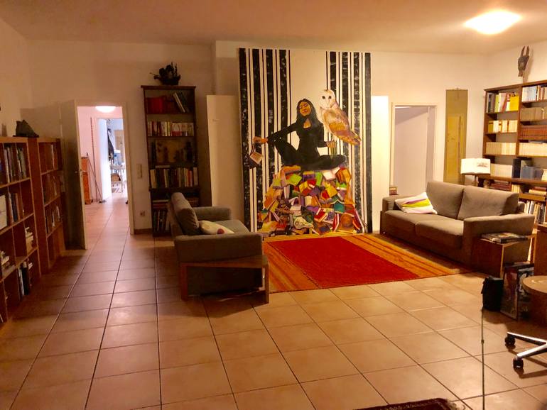 Original Figurative Time Painting by Sabine Bachem