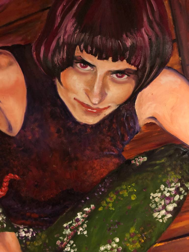 Original Figurative Time Painting by Sabine Bachem