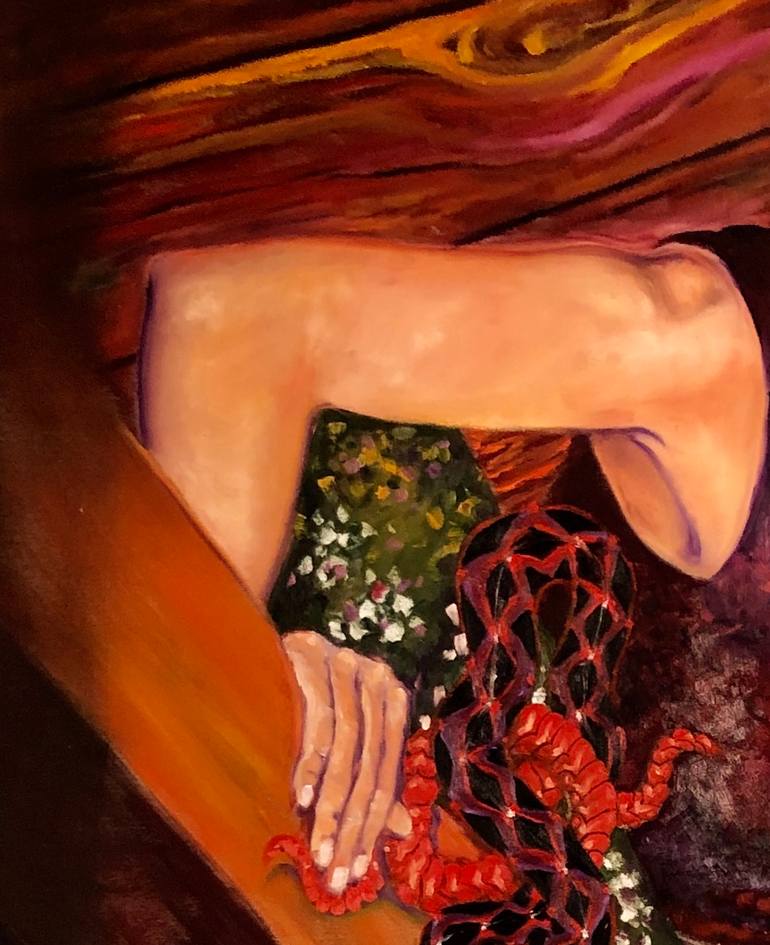 Original Figurative Time Painting by Sabine Bachem