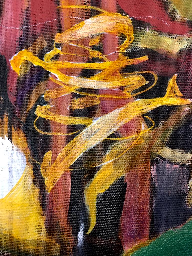 Original Figurative Time Painting by Sabine Bachem
