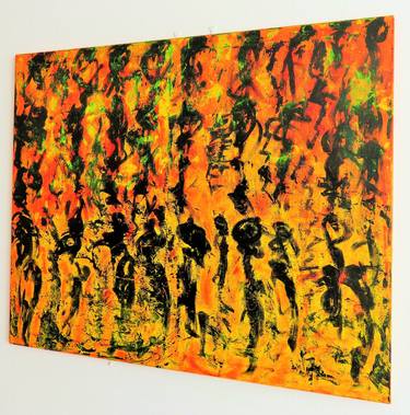 Original Abstract Painting by JEFF MARKHAM