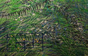 Saatchi Art Artist Sandra Strele; Paintings, “Former tennis court” #art