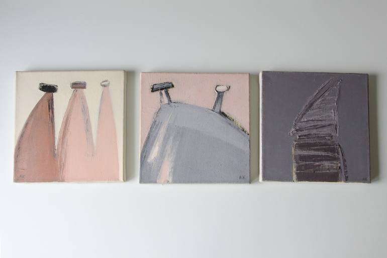 Original Abstract Nature Painting by Agnieszka Kozień