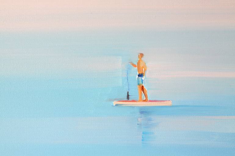 Original Contemporary Beach Painting by Agnieszka Kozień