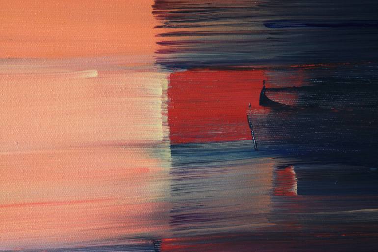 Original Figurative Beach Painting by Agnieszka Kozień