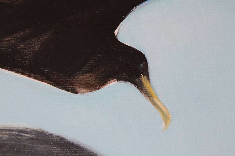 Original Minimalism Animal Painting by Agnieszka Kozień